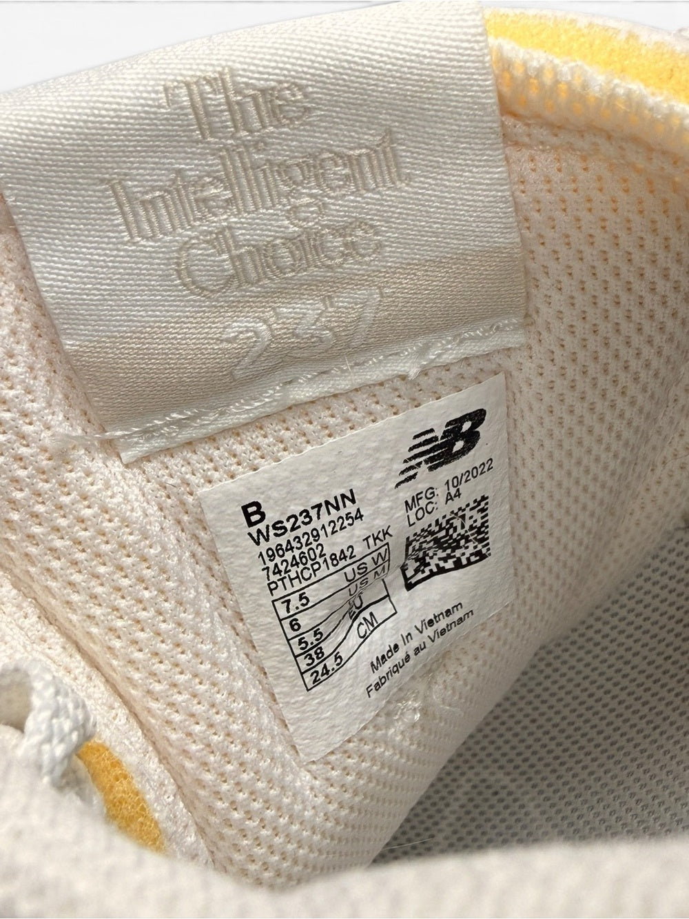 New Balance 237 WS237NN Sea Salt Moonbeam Sneakers Women's US 7.5 EU 38 Shoes - view 4