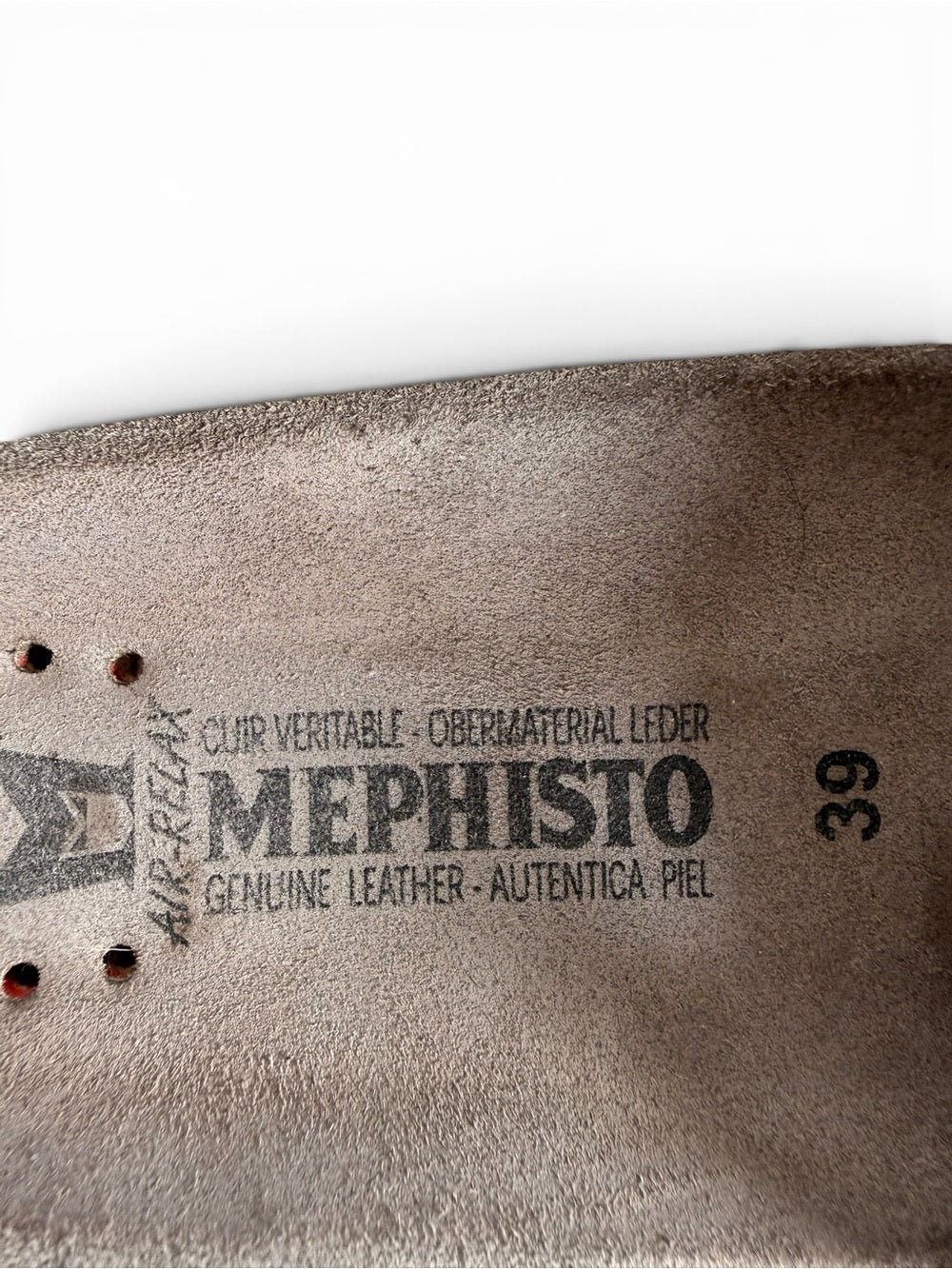 Mephisto Air Relax Black Leather Slide Sandals Women's EU 39 US 8.5 Comfort Shoe - view 5