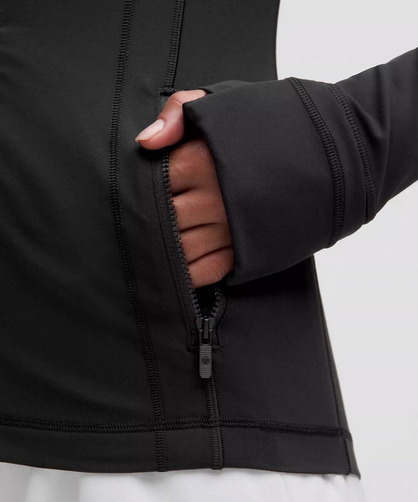 Lululemon Define Jacket Nulu Women’s US8 Black Full Zip Fitted Athletic Jacket - view 4