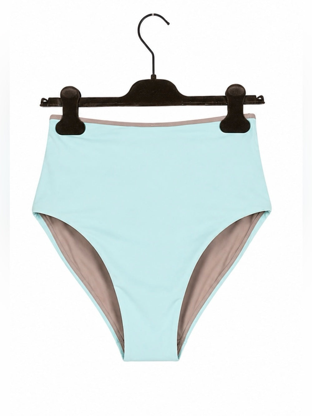 Lululemon Women's High Waist Bikini Bottom Aqua Blue Swim Size Small US 6