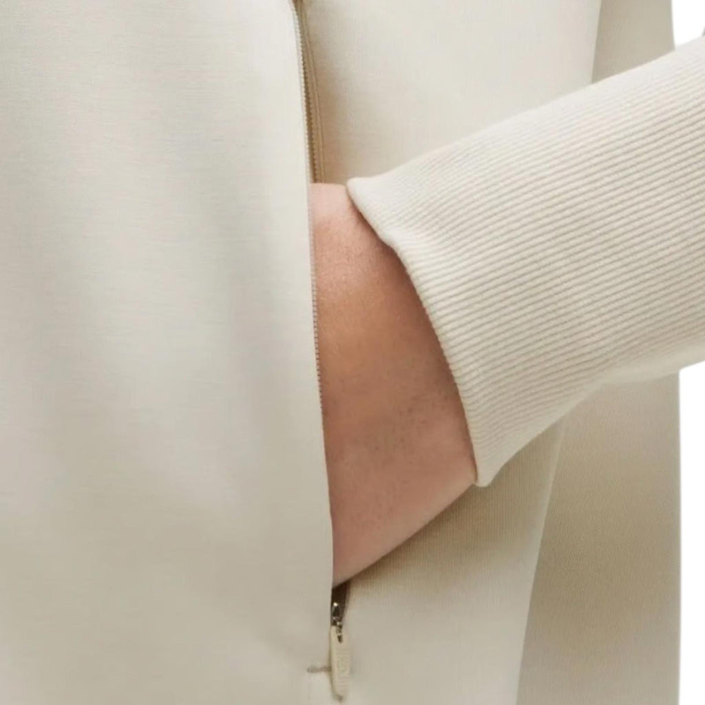 Lululemon Women’s Softstream Long Sleeve Half Zip Dress Bone Beige US 8 Medium - view 3