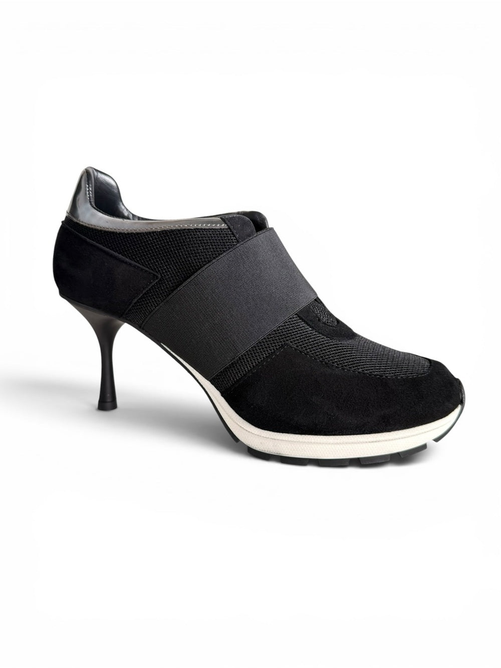 Sneex The Icon Black Hybrid Sneaker Heels Women's Size 9 Luxury Shoes NWOT - view 3