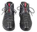 Prada Women’s Size IT 40 Green Leather Hiking Combat Boots Linea Rossa Vintage