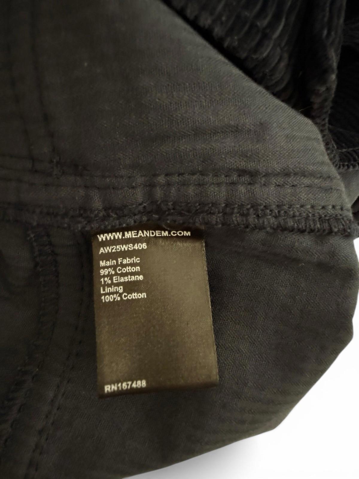 ME+EM Women’s Size US 8 Navy Blue Corduroy A-Line Mini Skirt Cotton Lined UK 12 - view 5