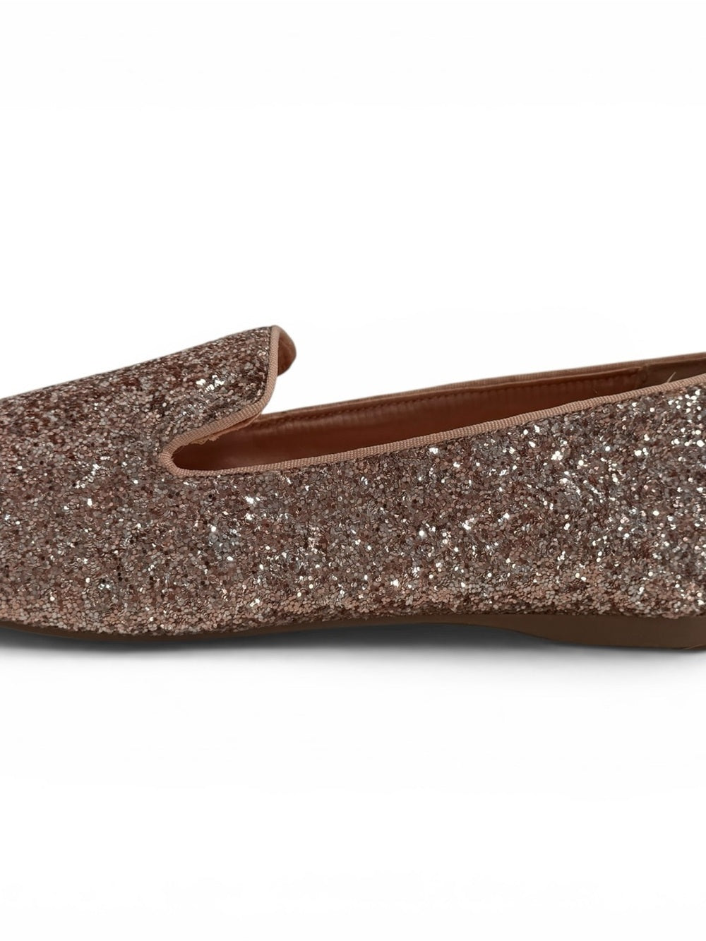 Birdies Starling Glitter Loafers Rose Gold Women's Size 9 Flats Slipper Shoes - view 5