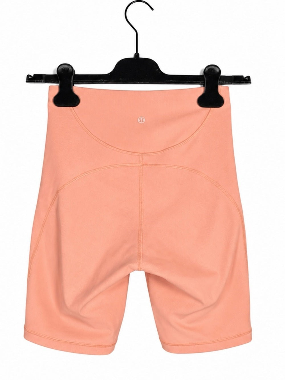 Lululemon Ribbed Contoured High Rise Shorts Malibu Peach Size 4 - view 7