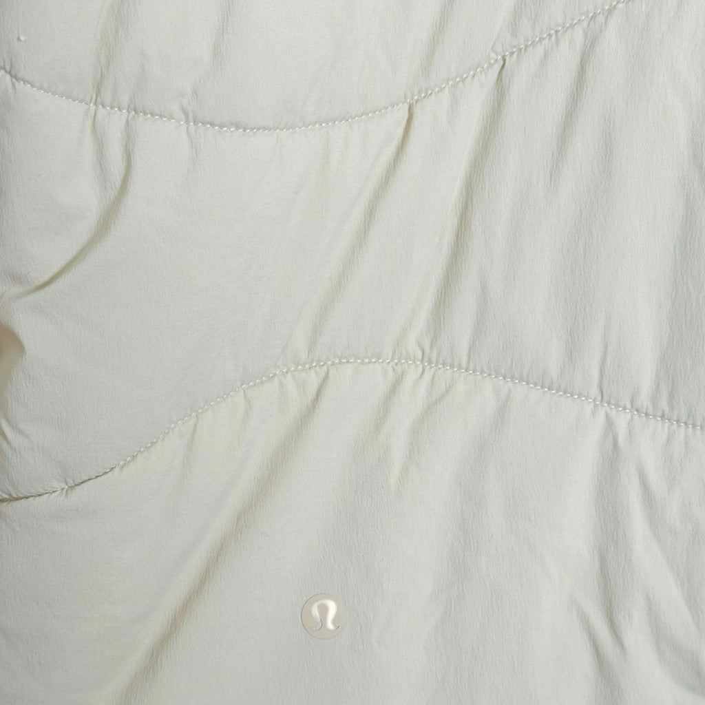 Lululemon Women Wave Quilt Insulated Jacket Size 4 Trench Beige $248 Coat Small - view 9