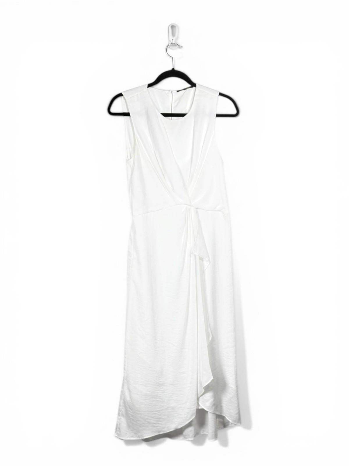 Kobi Halperin Blake Chiffon High Low Dress Women’s Small White Sleeveless Midi - view 2