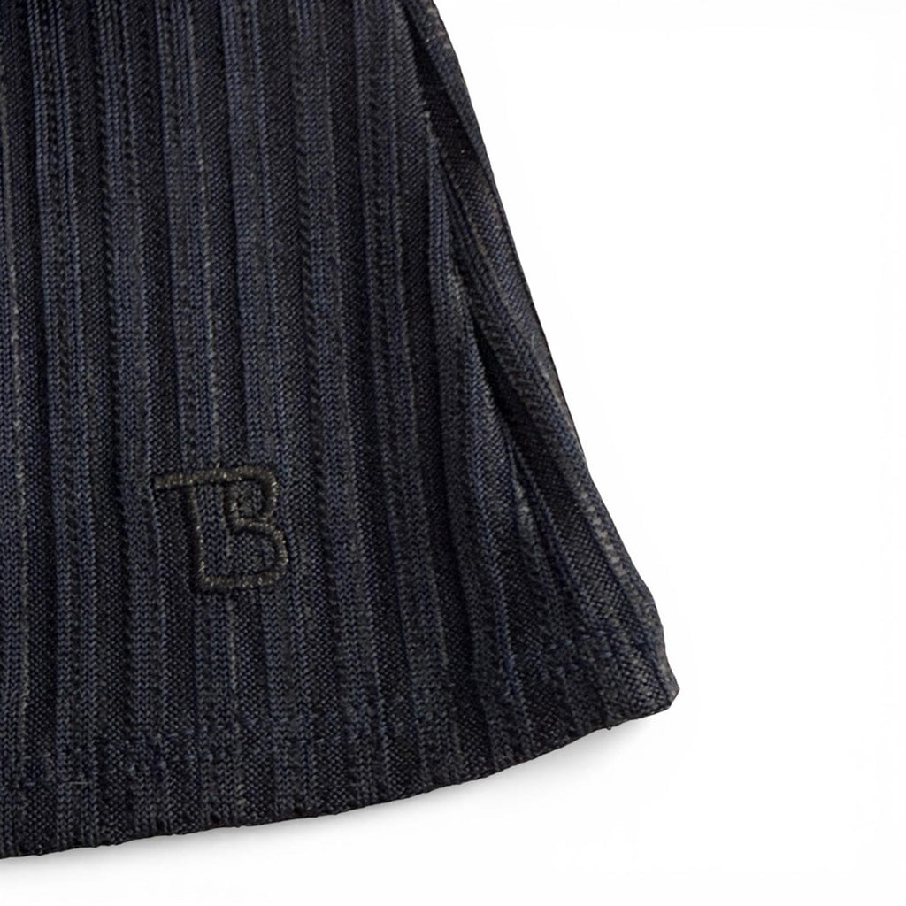 Ted Baker Women Katrino Metallic Rib Knit Tee Navy Short Sleeve Top Size 2 Small - view 12