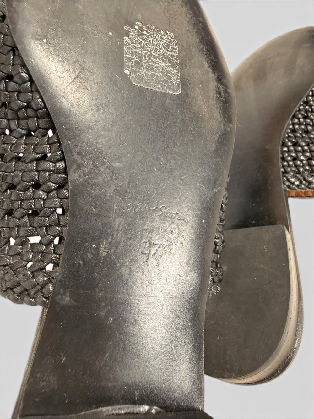 & Other Stories Black Woven Pointed-Toe Mules - view 7