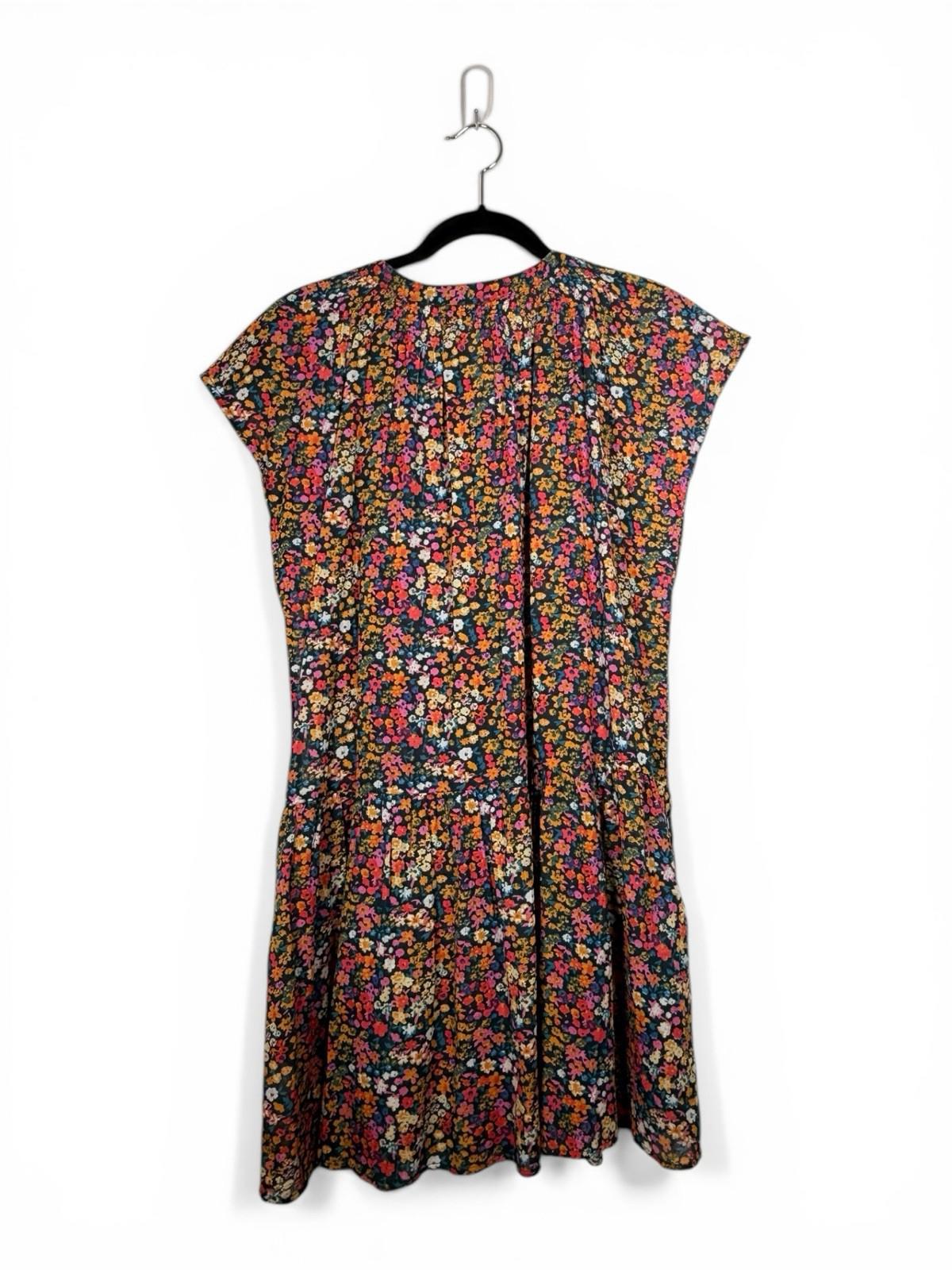 Apiece Apart Forta Dress Women’s Small Le Femme Floral Pink Organic Cotton Mini - view 10