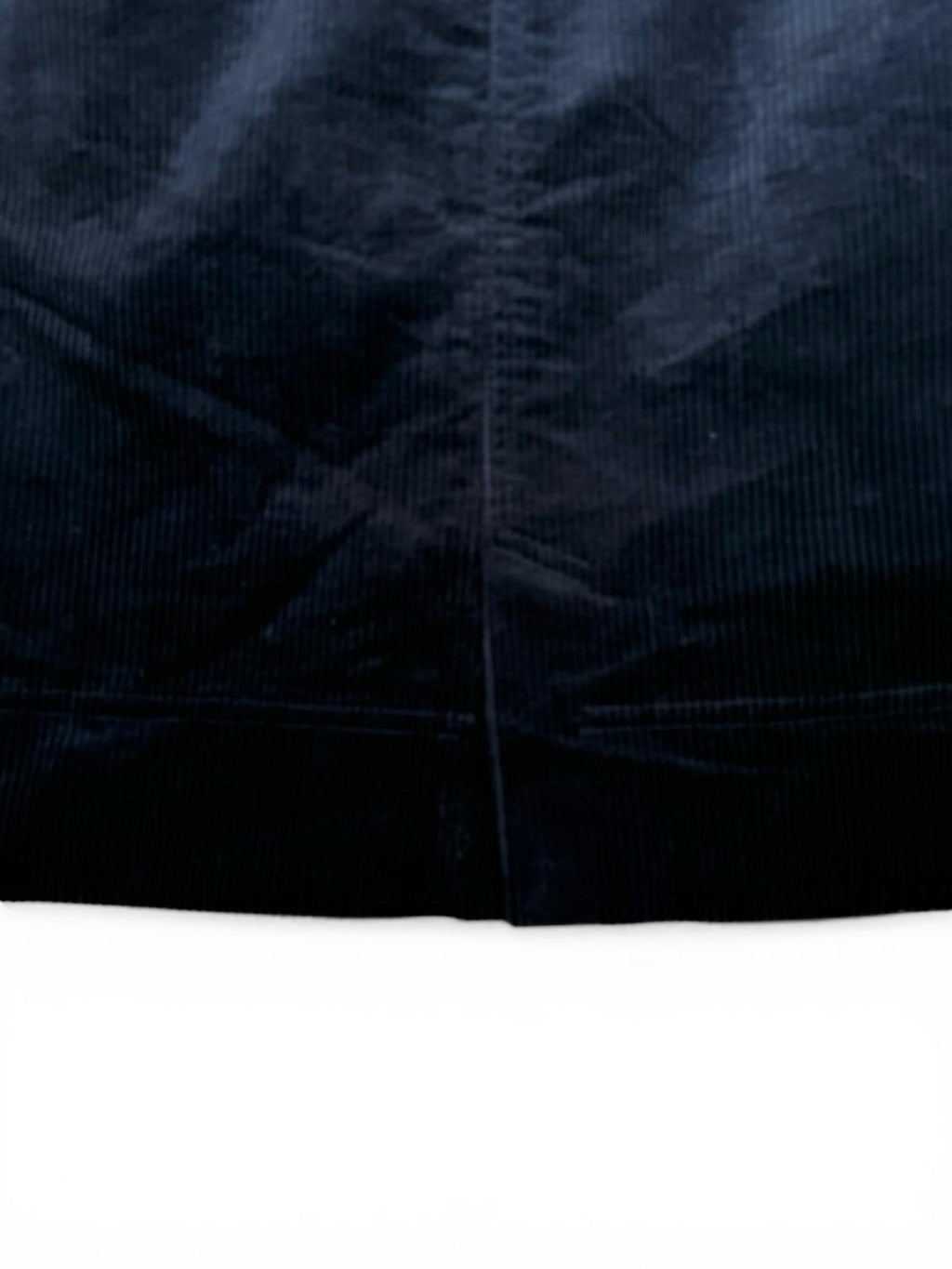 ME+EM Women’s Size US 8 Navy Blue Corduroy A-Line Mini Skirt Cotton Lined UK 12 - view 3