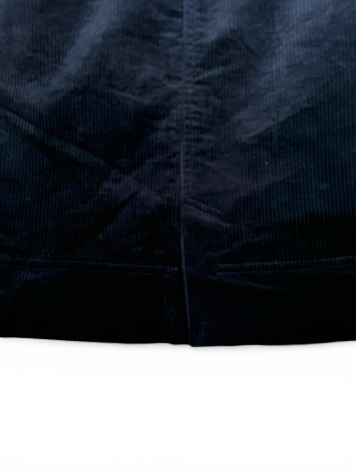ME+EM Women’s Size US 8 Navy Blue Corduroy A-Line Mini Skirt Cotton Lined UK 12 - view 3