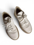 Casca AVRO White Leather Sneakers Women's US 8 Casual Low Cut Lace Up Shoes