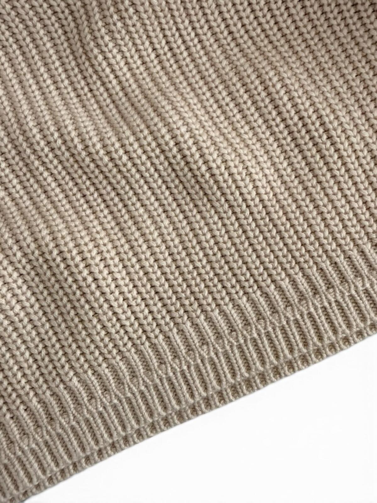 Lululemon Ribbed Turtleneck Sweater Cashlu Knit Cream Relaxed Fit - view 8