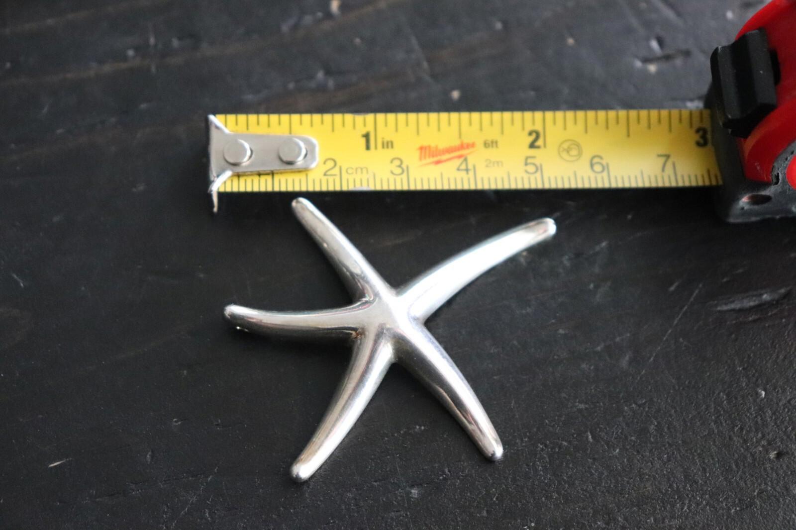 Tiffany & Co. x Elsa Peretti Women's Silver Starfish Pendant 925 1993 Vintage - view 8