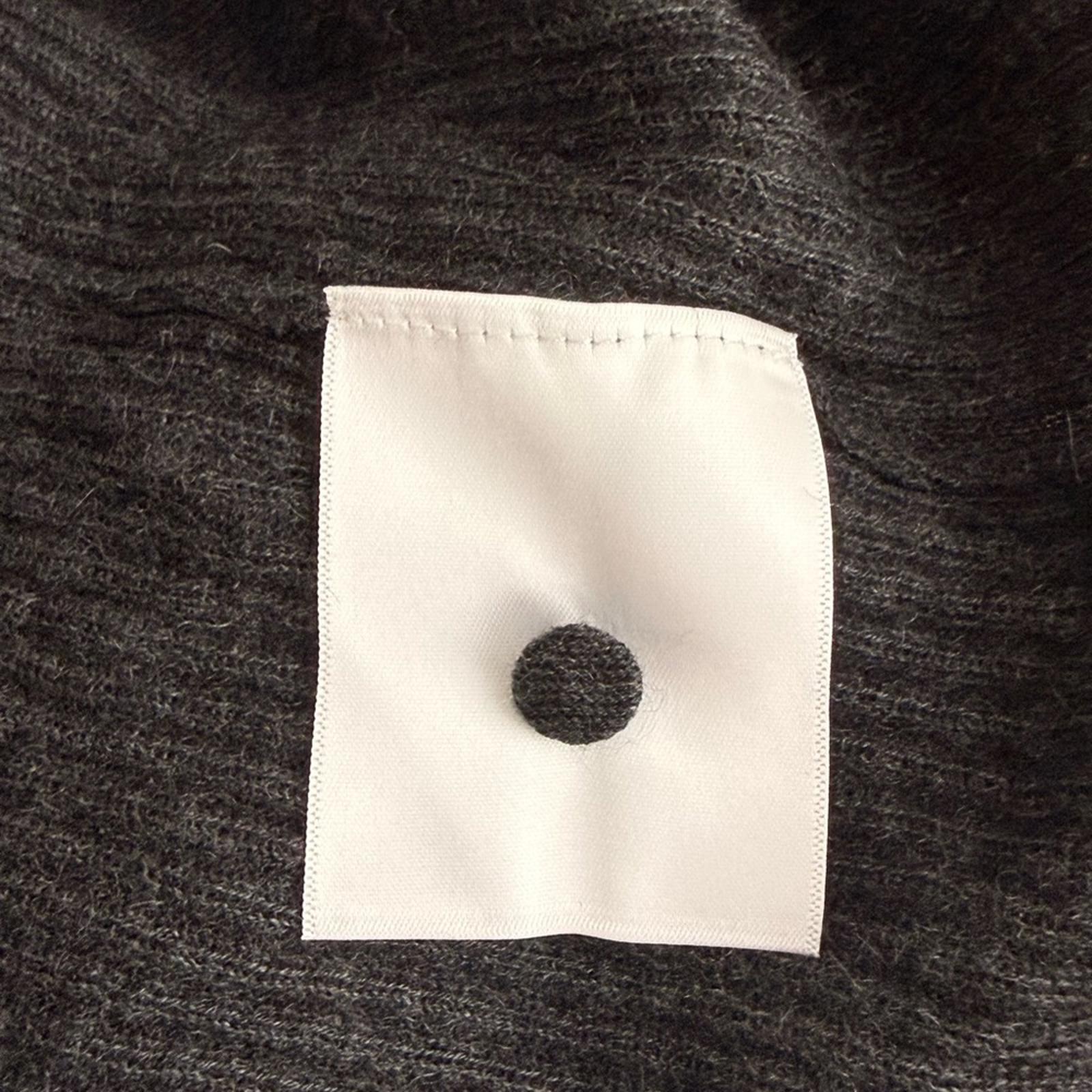Lululemon Cashmere Cardigan Heathered Core Black Button Rib Knit Sweater Small - view 10