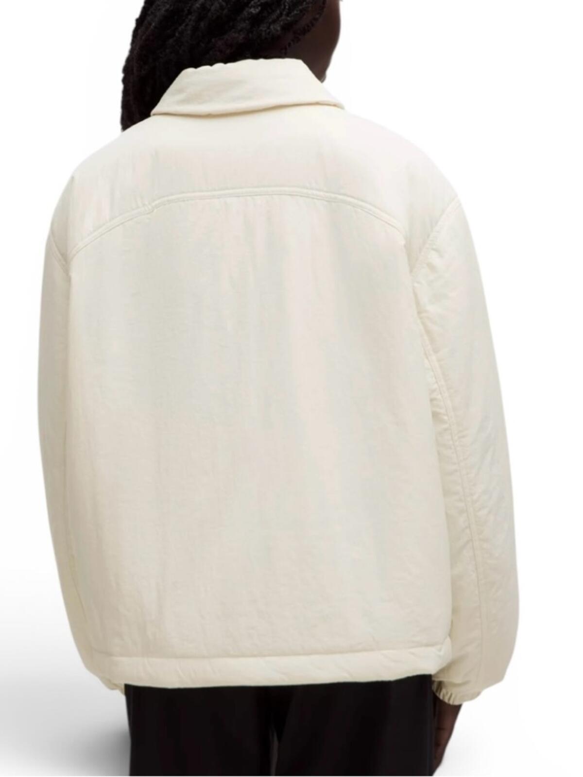Lululemon Insulated Oversized Collared Jacket Primaloft Beige Womens Small - view 2