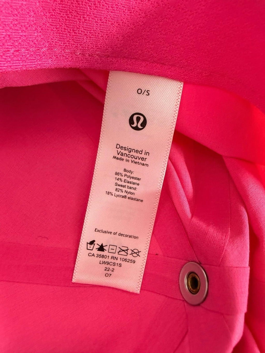 Lululemon Fast and Free Running Hat Women's Small Medium Sonic Pink Swift Cap - view 6