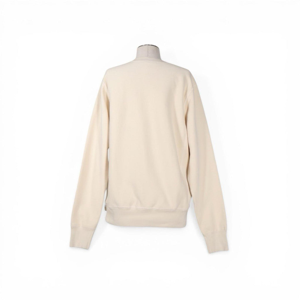 Supreme Men Box Logo Crewneck Sweatshirt Cream Medium Canada FW18 Pullover Shirt - view 13