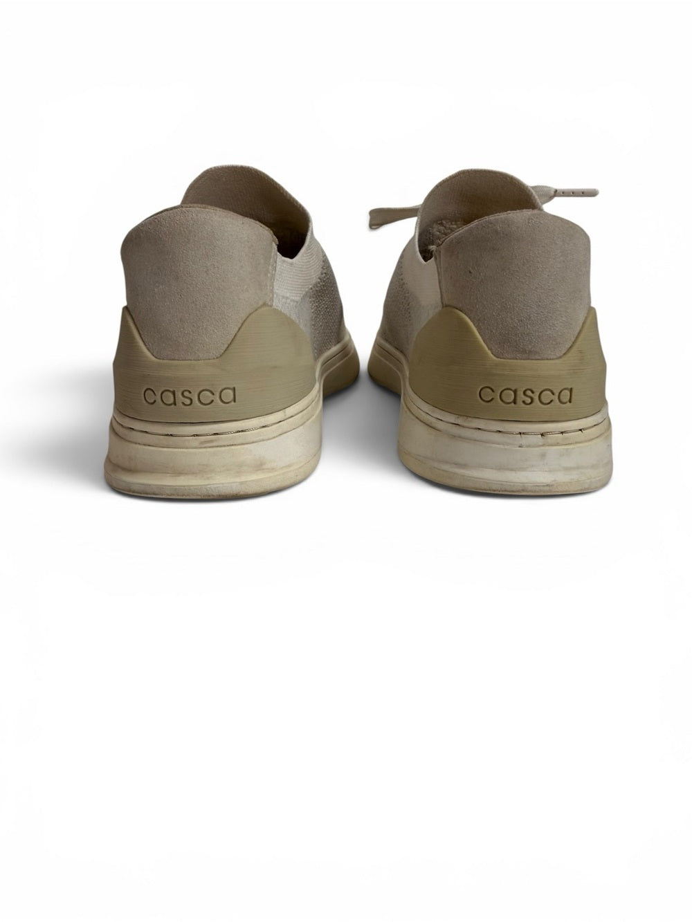Casca AVRO Knit Sneakers Cream Beige Lace Up Shoes Women's 7.5 EU 38 Low Knit - view 5