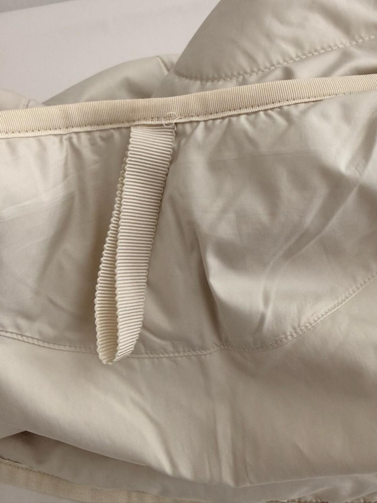 Lululemon Quilted Insulated Jacket Womens Small Beige Snap Front LW4CNBS - view 10