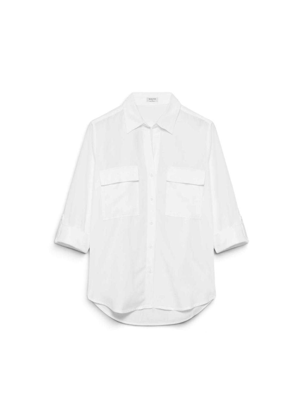 Aritzia Babaton Utility Shirt TENCEL Lyocell Button Up Blouse Large