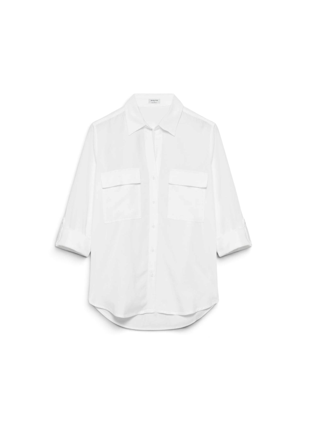 Aritzia Babaton Utility Shirt TENCEL Lyocell Button Up Blouse Large