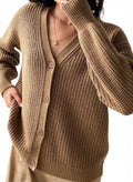 Wilfred Women XS Camel Merino Wool Wilfred Cortado Cardigan Sweater