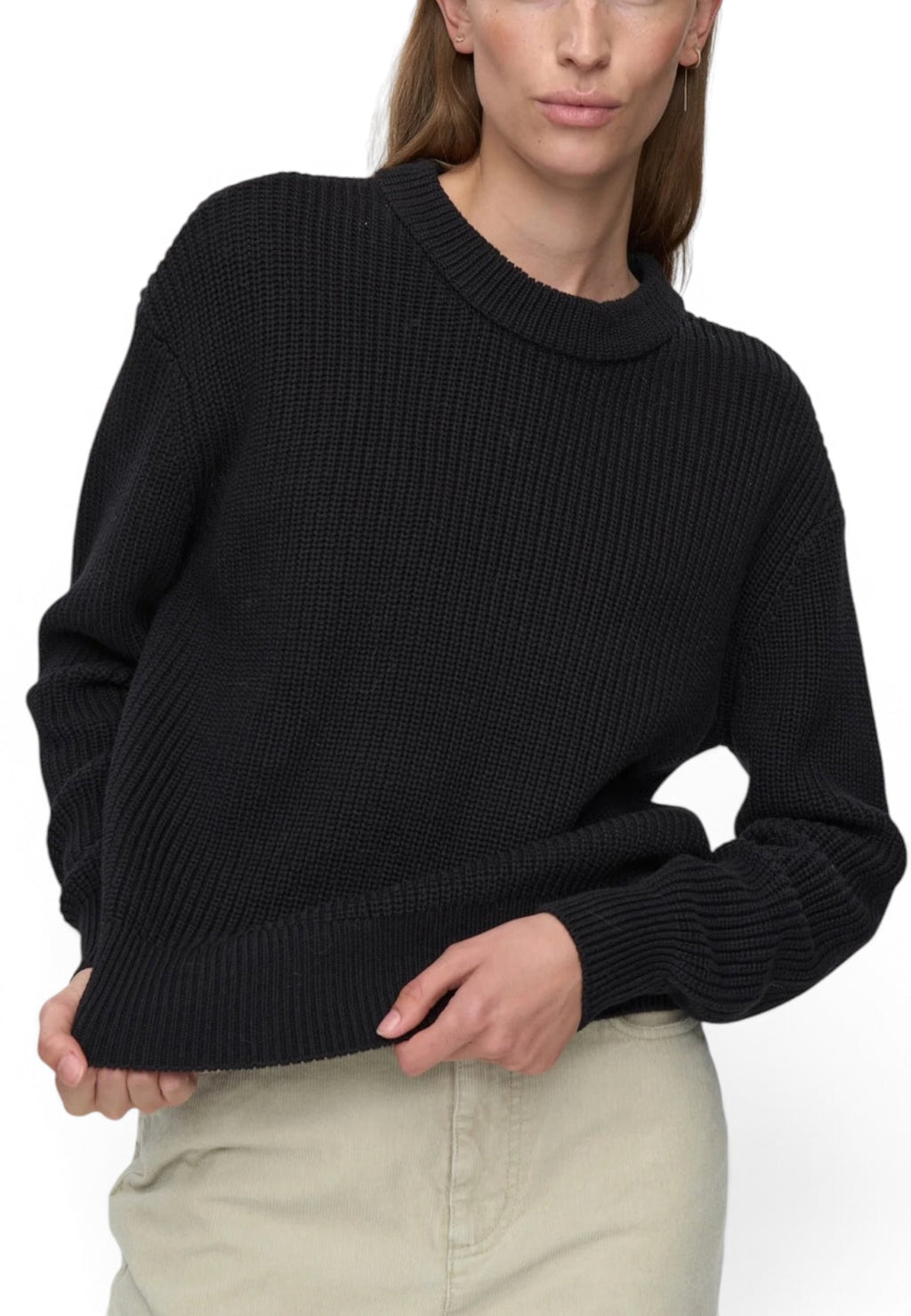 Minimum Women’s Knit Mikala Sweater Small Black