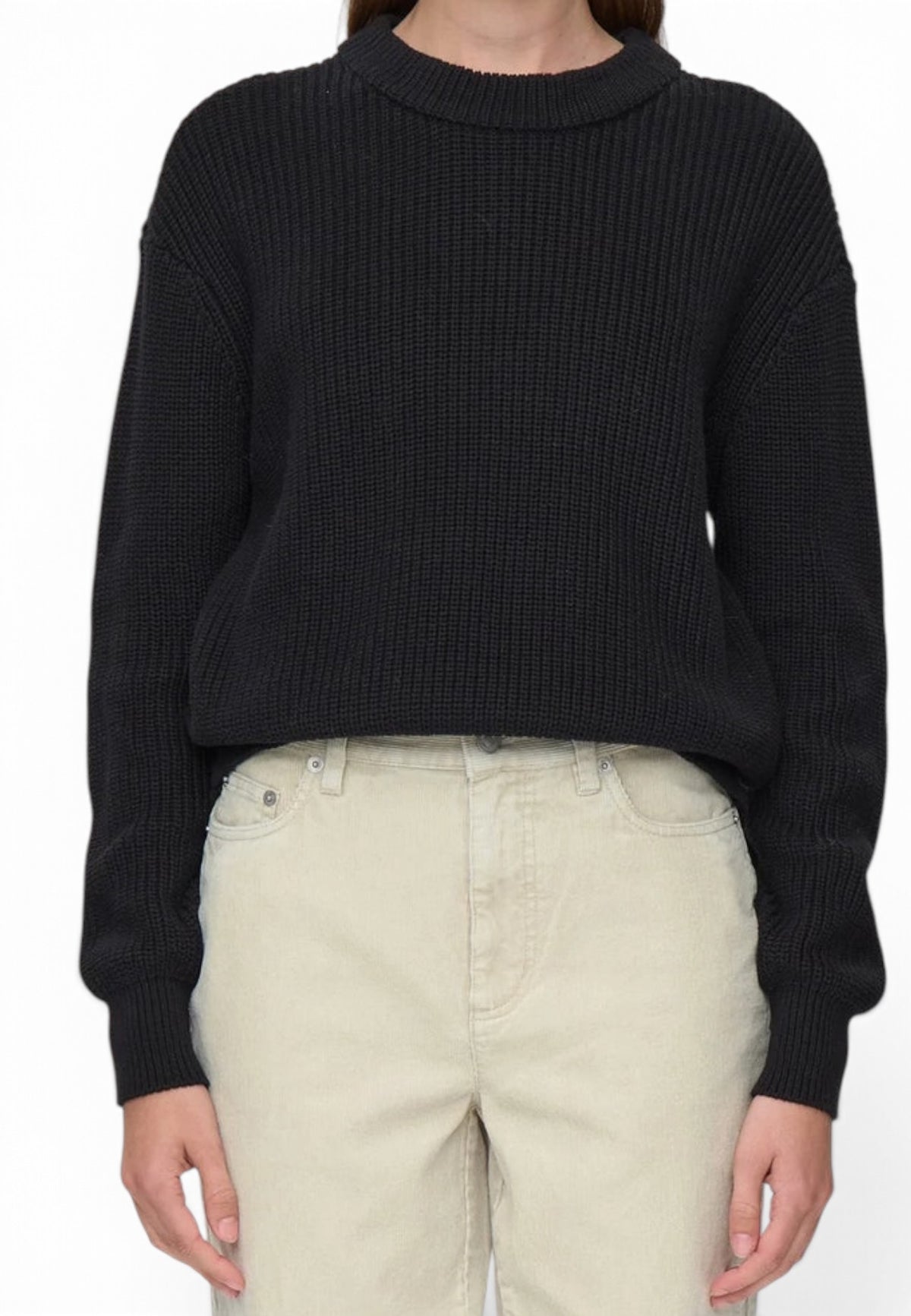 Minimum Women’s Knit Mikala Sweater Small Black