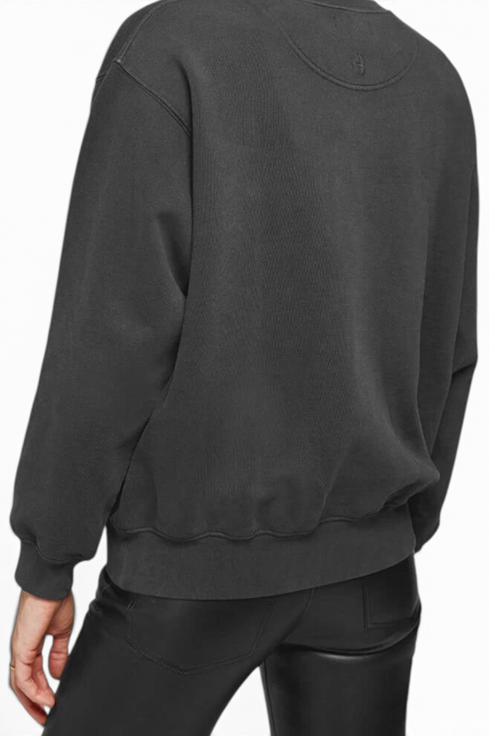 Anine Bing City Love Black Women’s Size XS Cotton Sweatshirt