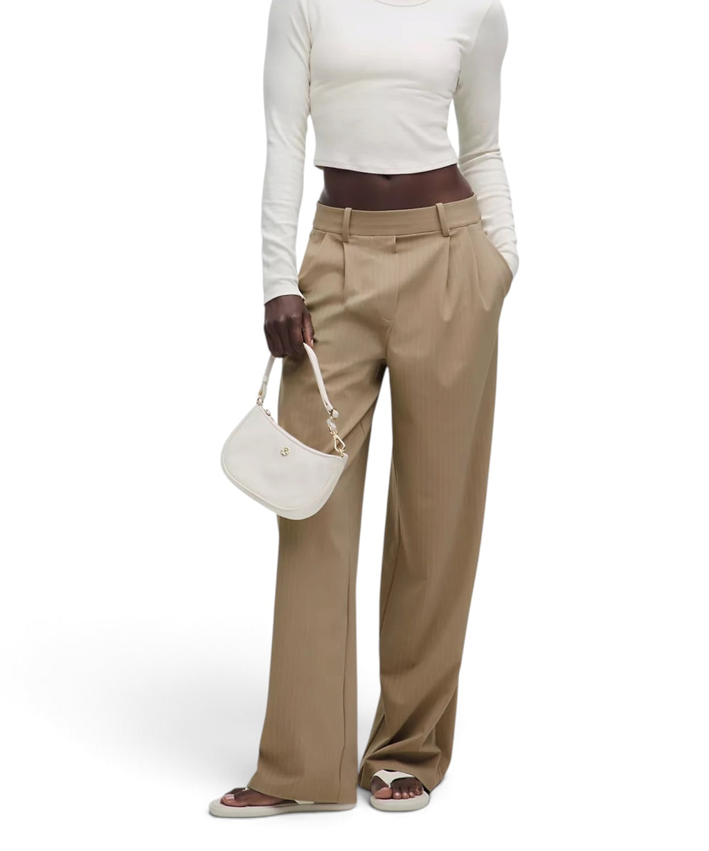 Lululemon Women’s Daydrift High-Rise Wide-Leg Trouser Khaki Brown Large