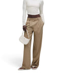 Lululemon Women’s Daydrift High-Rise Wide-Leg Trouser Khaki Brown Large