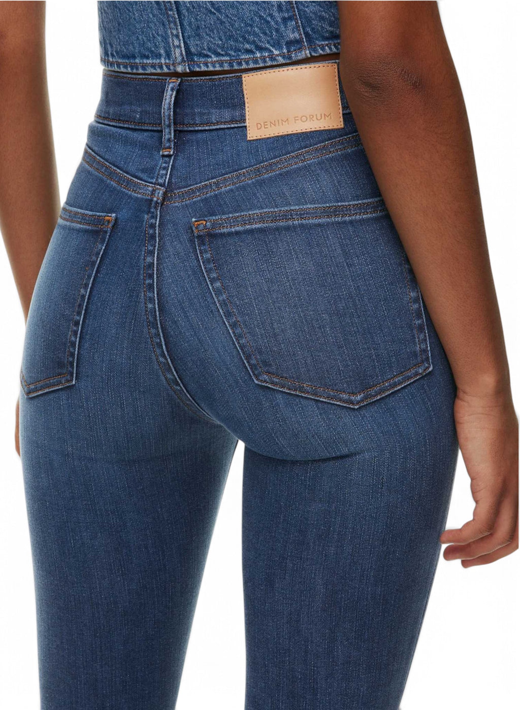 Denim Forum The Lola High Rise Skinny Blue Jean Size 30 30L