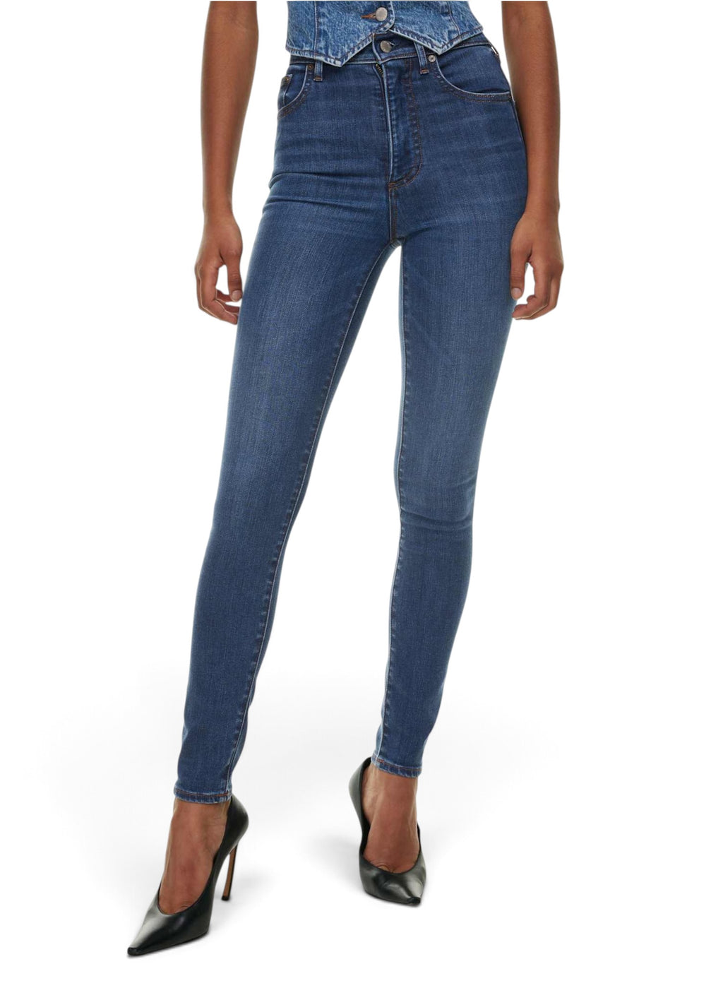 Denim Forum The Lola High Rise Skinny Blue Jean Size 30 30L
