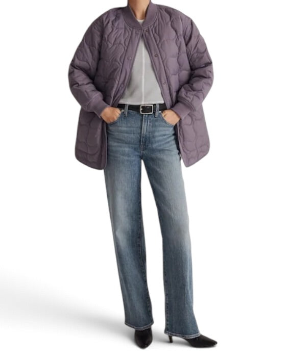 Madewell Quilted PrimaLoft Jacket Lilac Size XXS Recycled Polyamide