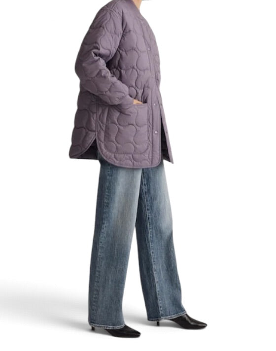 Madewell Quilted PrimaLoft Jacket Lilac Size XXS Recycled Polyamide