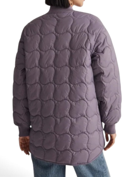Madewell Quilted PrimaLoft Jacket Lilac Size XXS Recycled Polyamide