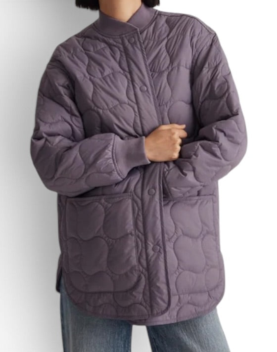Madewell Quilted PrimaLoft Jacket Lilac Size XXS Recycled Polyamide