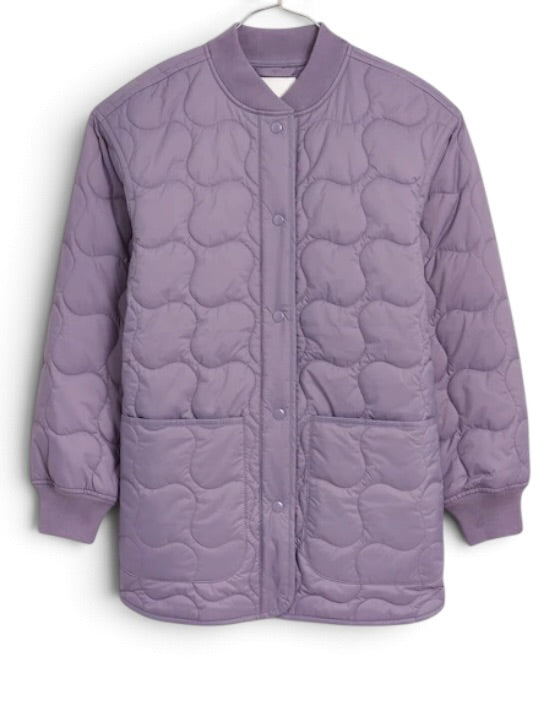 Madewell Quilted PrimaLoft Jacket Lilac Size XXS Recycled Polyamide