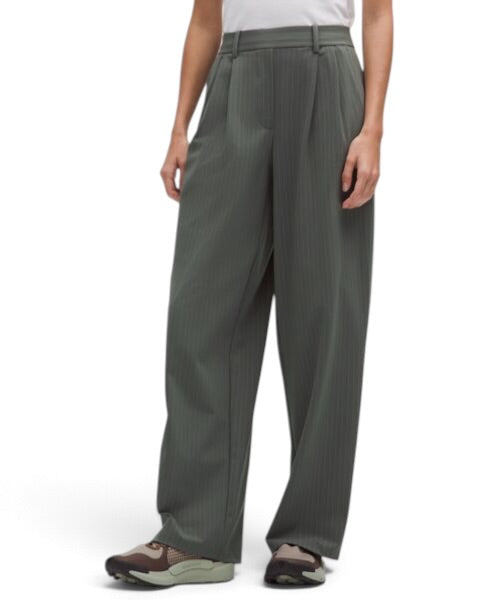 Lululemon Women’s Large Sage Green Daydrift High-Rise Wide-Leg Trouser