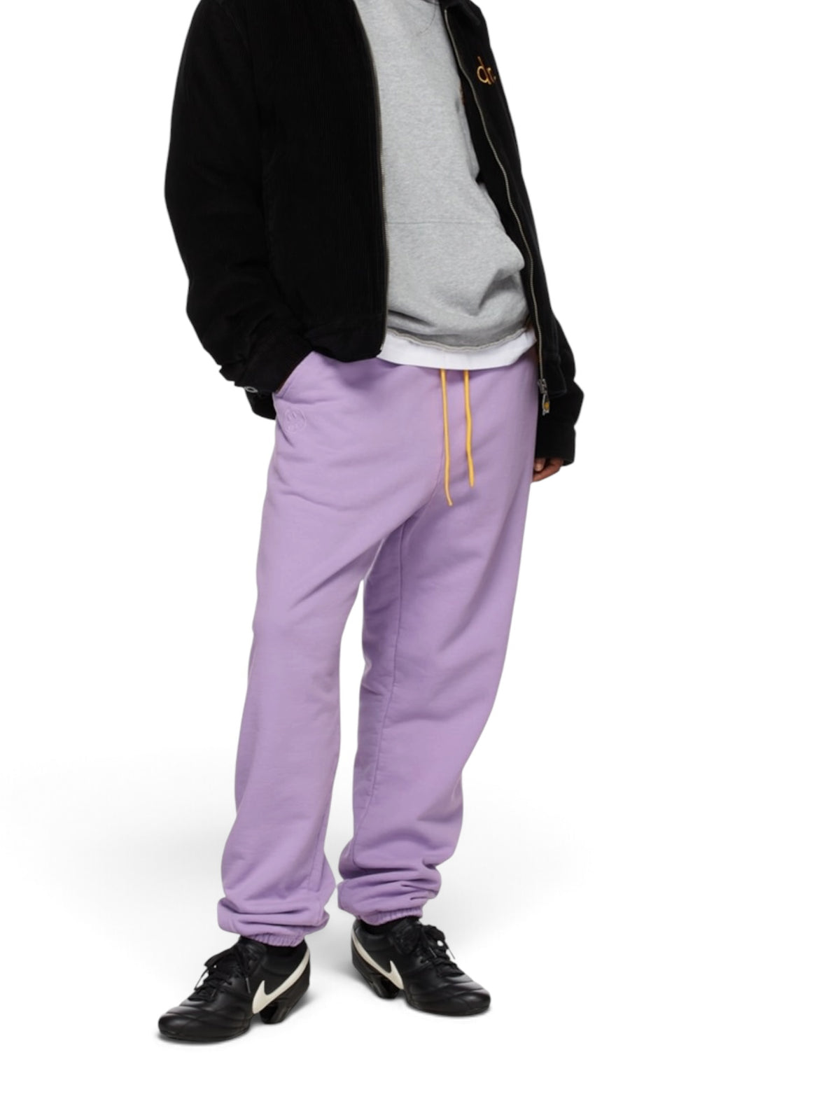 Drew House The OG House Lounge Sweatpants Lavender Purple Yellow Drawstring Small