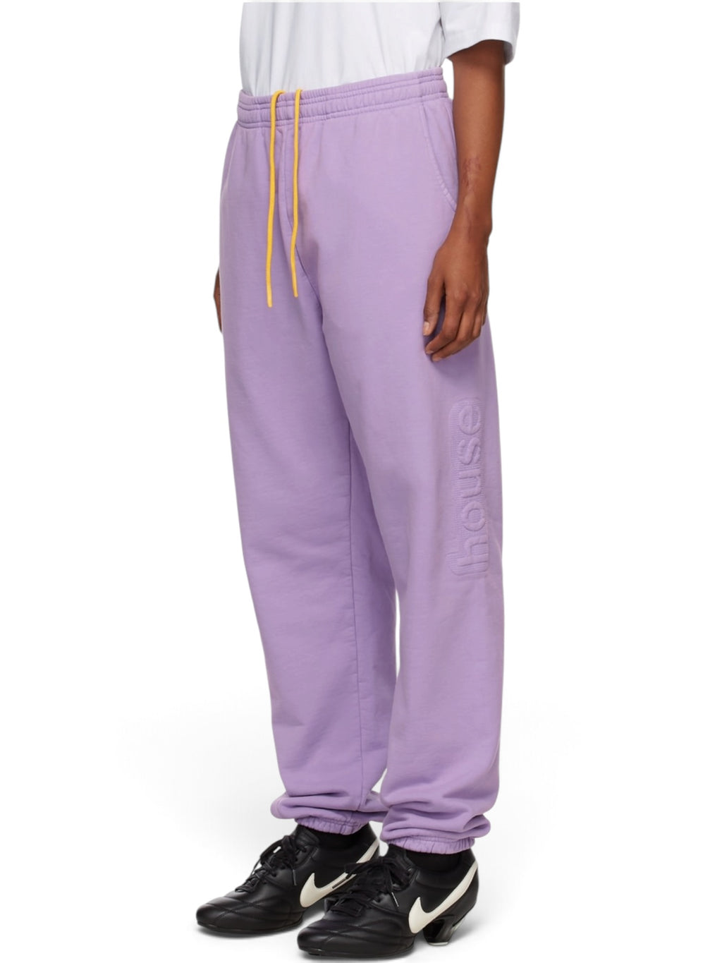 Drew House The OG House Lounge Sweatpants Lavender Purple Yellow Drawstring Small
