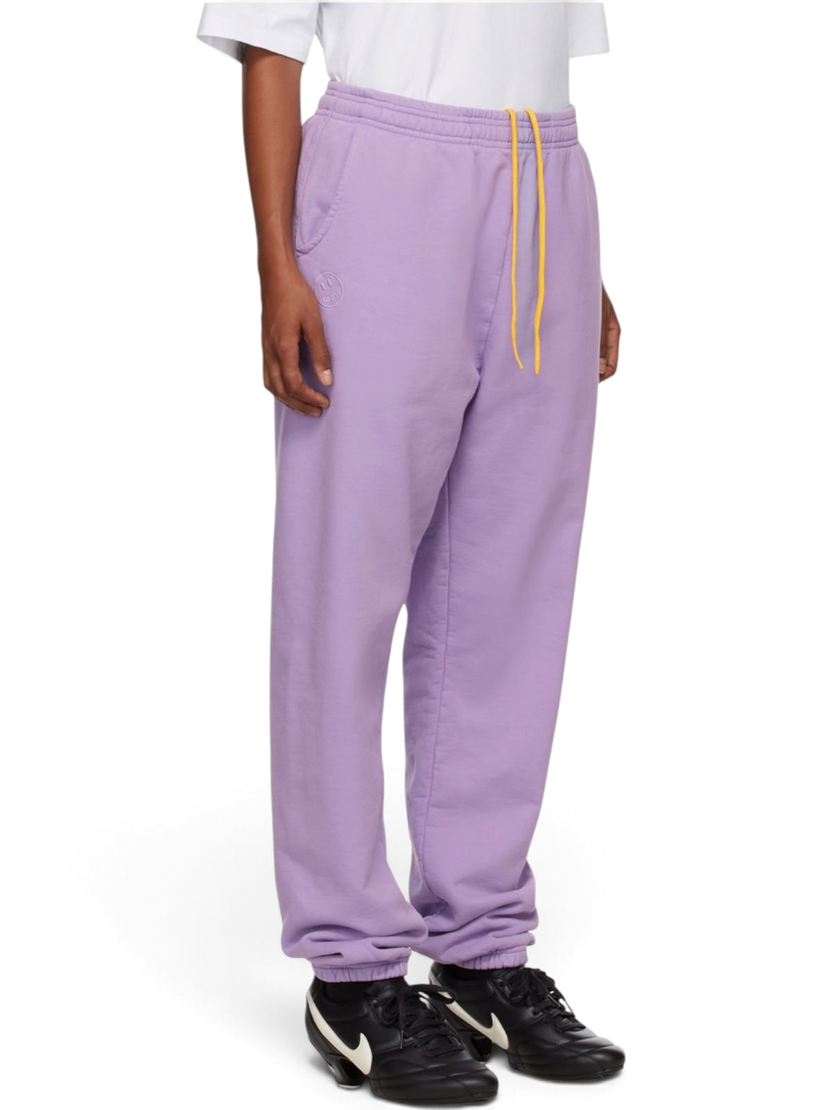 Drew House The OG House Lounge Sweatpants Lavender Purple Yellow Drawstring Small