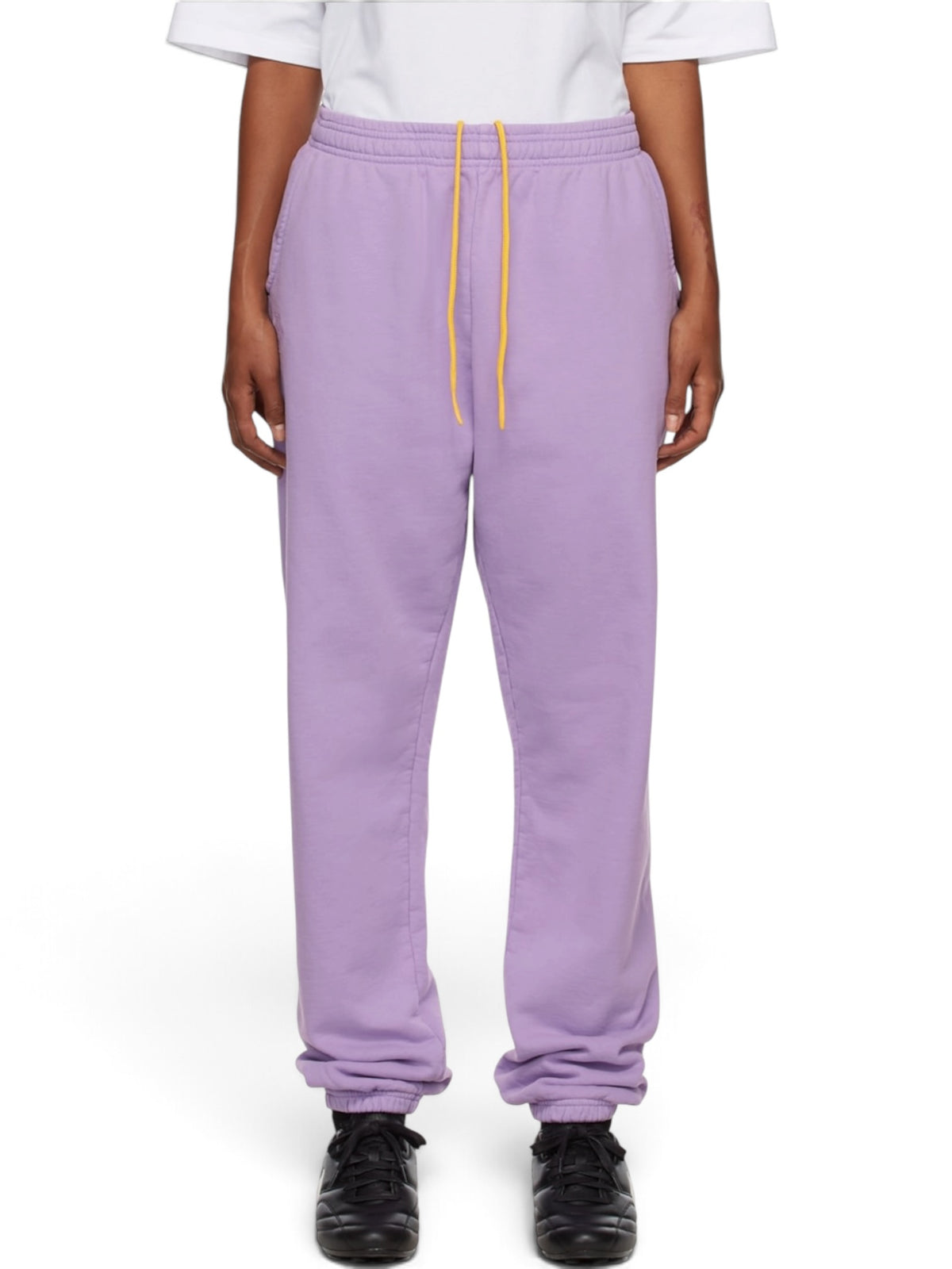 Drew House The OG House Lounge Sweatpants Lavender Purple Yellow Drawstring Small
