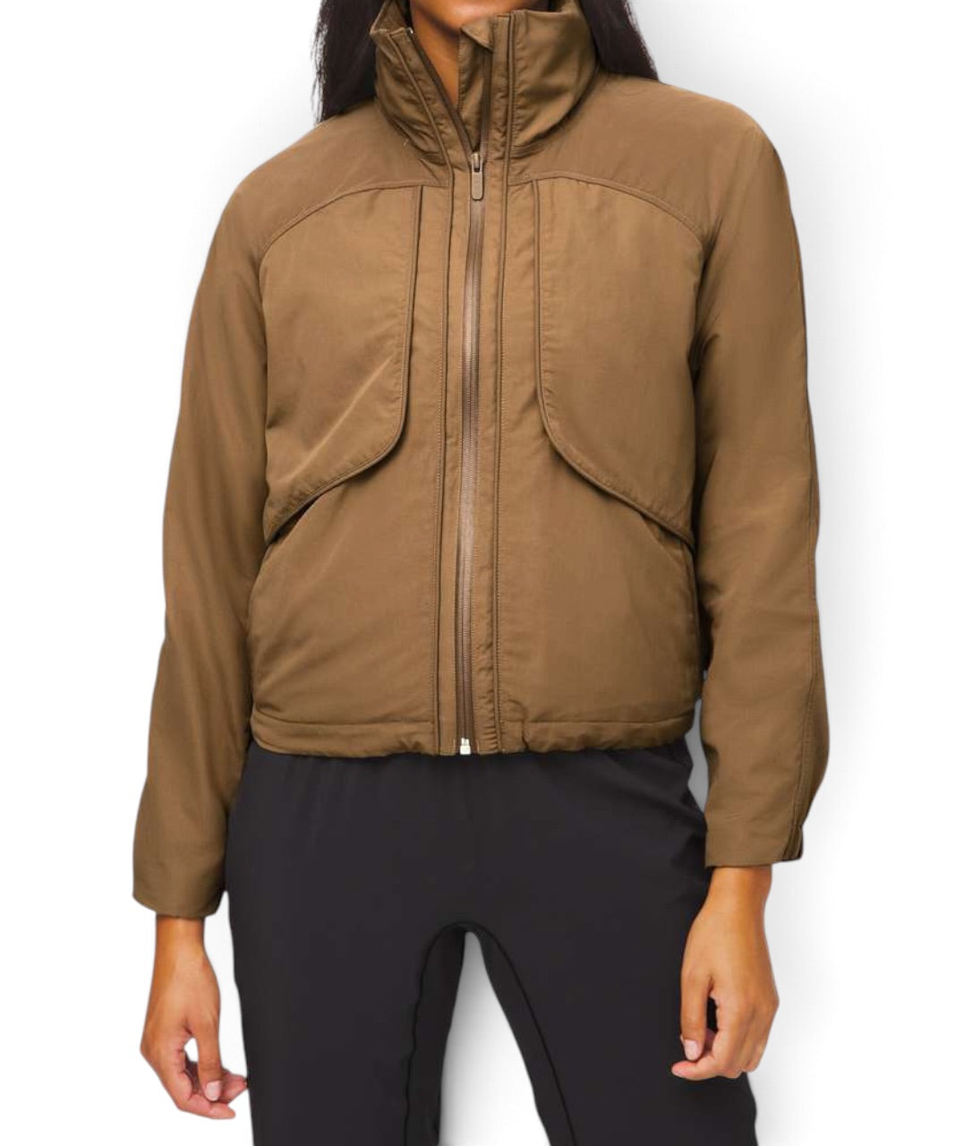 Lululemon Always Effortless Jacket Frontier Brown Windbreaker Size 4