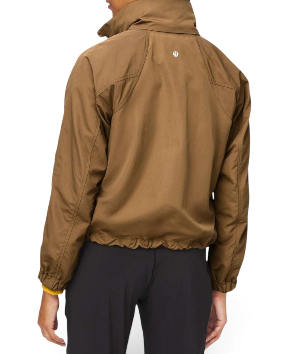 Lululemon Always Effortless Jacket Frontier Brown Windbreaker Size 4