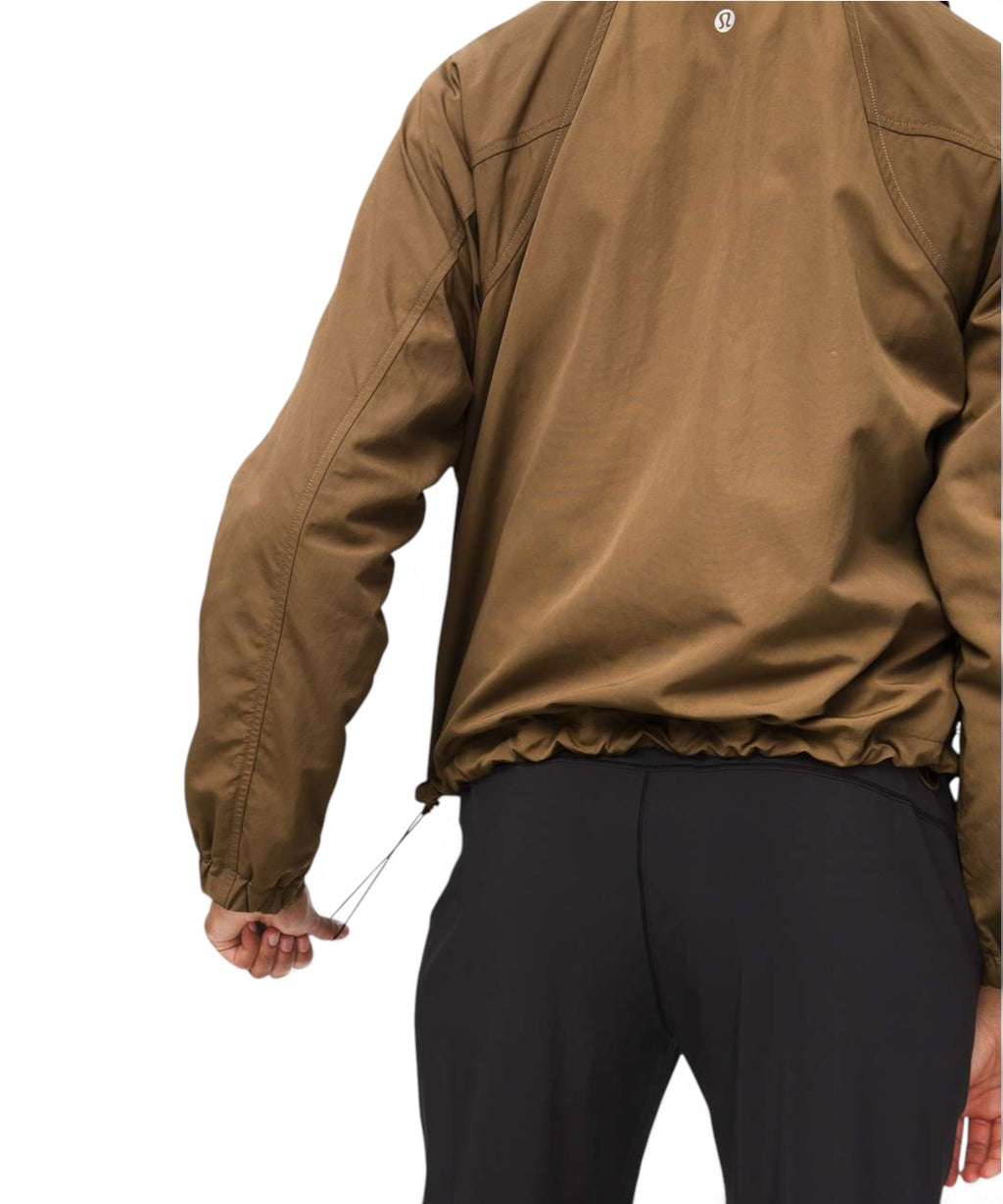 Lululemon Always Effortless Jacket Frontier Brown Windbreaker Size 4