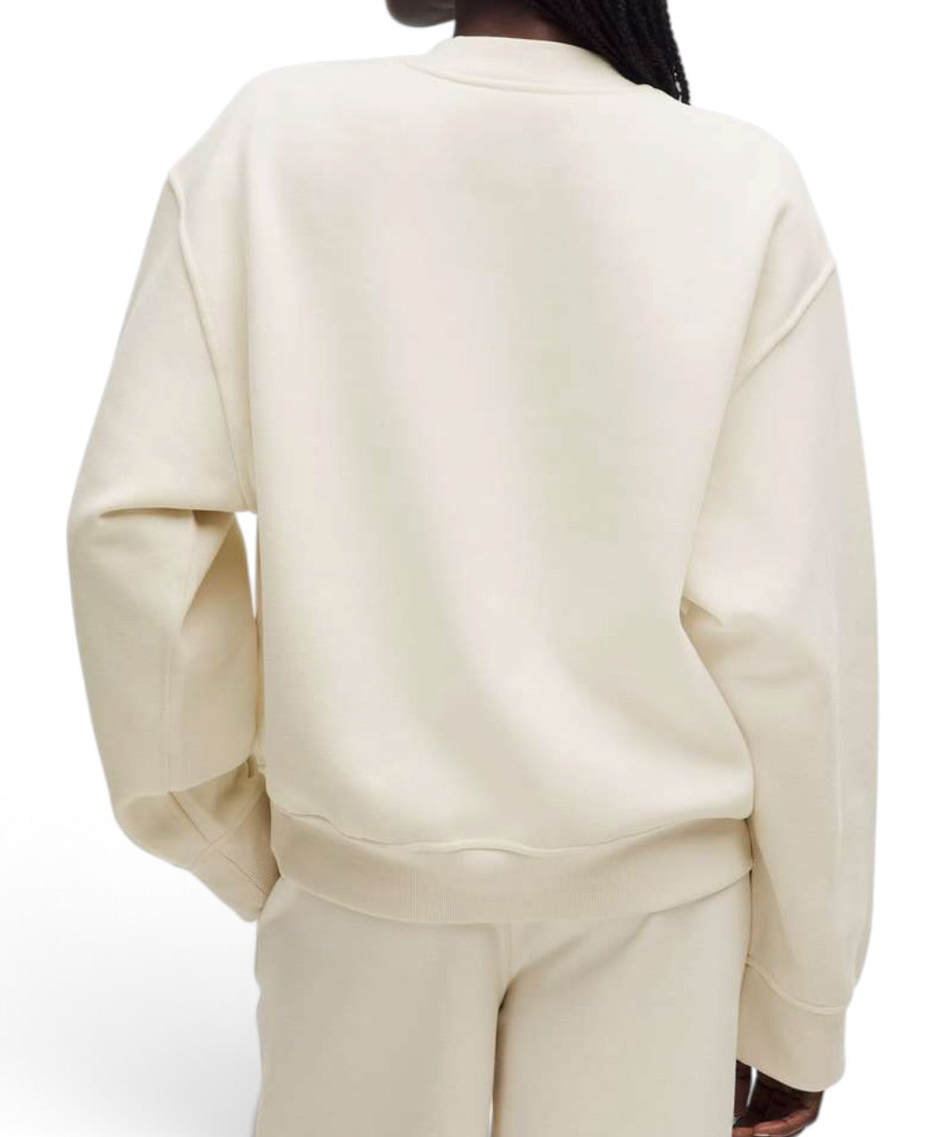 Lululemon Light Ivory Oversized Crewneck Sweatshirt Women’s Small US6